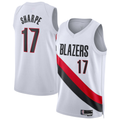 Edoa PT.Blazers #17 Shaedon Sharpe White Swingman Player Jerseys - Association Edition