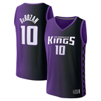 Edoa S.Kings #10 DeMar DeRozan Fanatics Purple Fast Break Replica Jerseys - Statement Edition