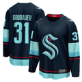Gdoa S.Kraken #31 Philipp Grubauer Navy Home Breakaway Player Jerseys