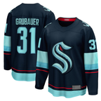 Gdoa S.Kraken #31 Philipp Grubauer Navy Home Breakaway Player Jerseys