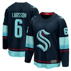 Gdoa S.Kraken #6 Adam Larsson Deep Sea Blue Home Breakaway Player Jerseys