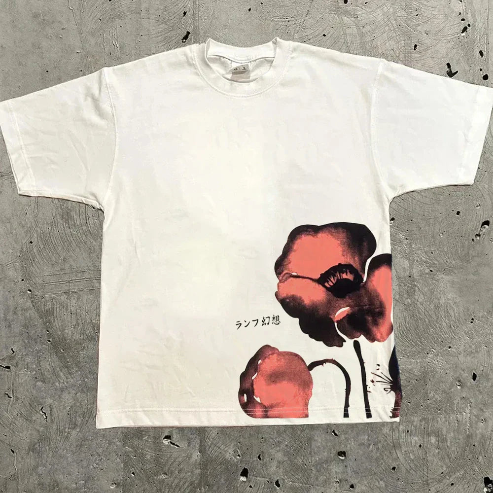 Cheap T-shirt Jerseys Harajuku Letter Graphic T Shirts Y2k Tops High Street Oversized T Shirt Pro Choice Streetwear Vintage Tee Clothing