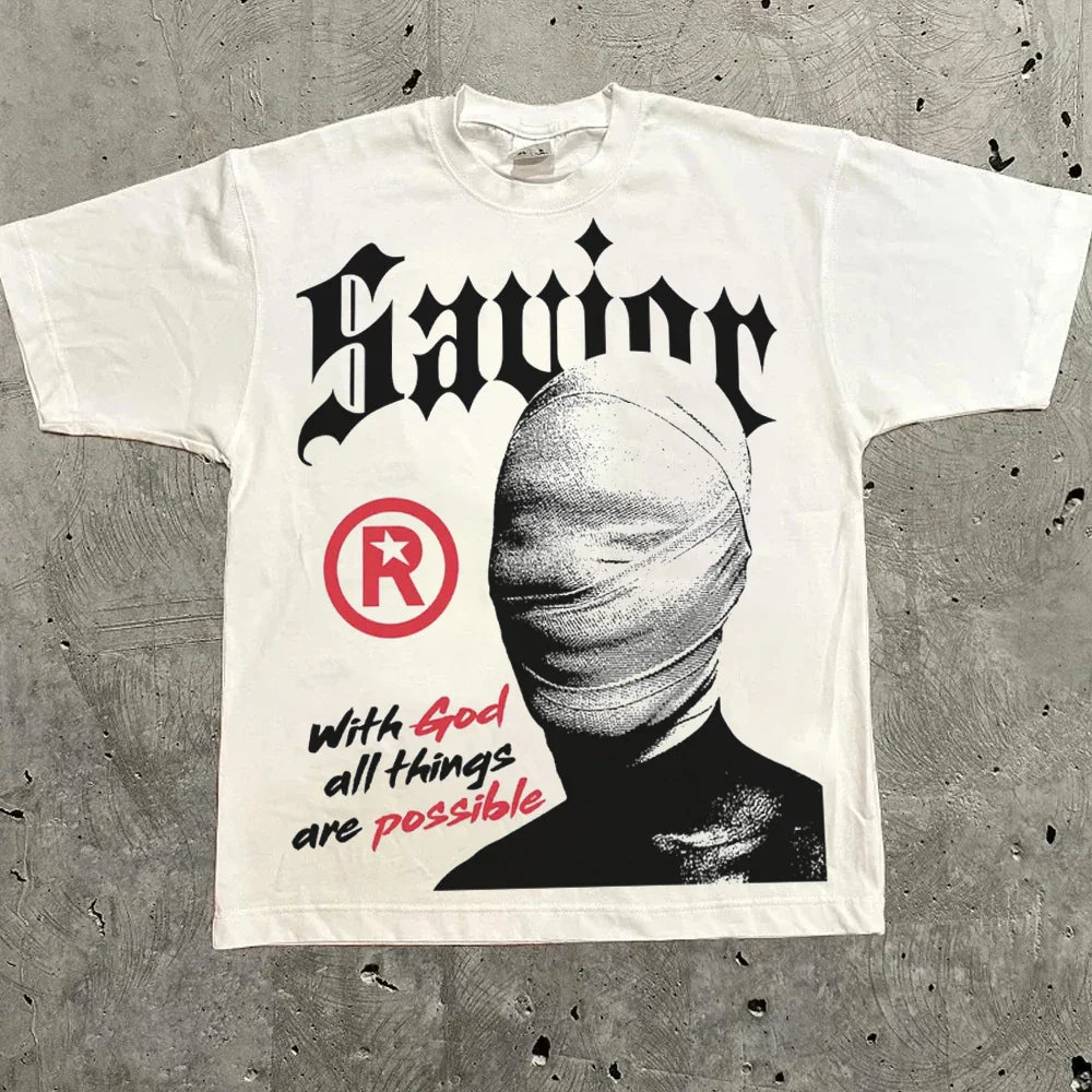 Cheap T-shirt Jerseys Harajuku Letter Graphic T Shirts Y2k Tops High Street Oversized T Shirt Pro Choice Streetwear Vintage Tee Clothing