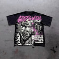 Cheap T-shirt Jerseys Harajuku Letter Graphic T Shirts Y2k Tops Men Women High Street Oversized T Shirt Pro Choice Streetwear Vintage Tee Clothing