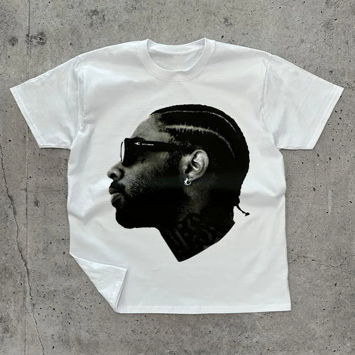 Cheap T-shirt Jerseys 2000s Vintage Casual Girl Print Y2k Women's Tshirts Short Sleeve O-Neck Streetwear Harajuku Gothic Tee Crop Top Men Kid Clothes