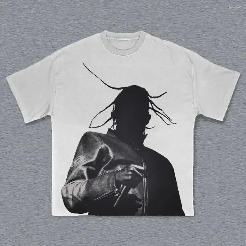 Cheap T-shirt Jerseys 2000s Vintage Casual Girl Print Y2k Women's Tshirts Short Sleeve O-Neck Streetwear Harajuku Gothic Tee Crop Top Men Kid Clothes