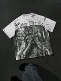 Cheap T-shirt Jerseys The 2026 summer new men's T-shirt features a casual fashionable comfortable soft and breathable 3D pattern print