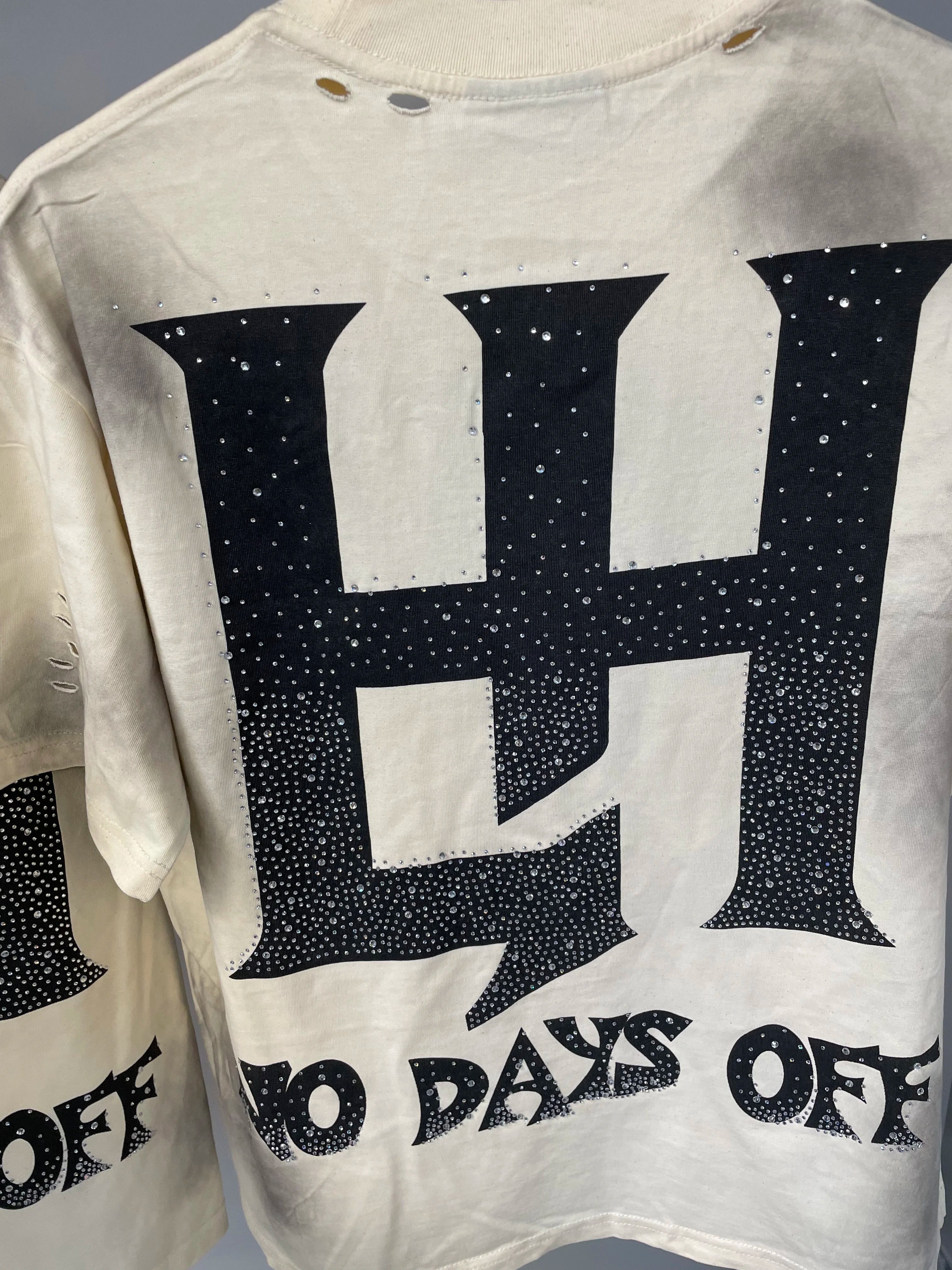 Cheap T-shirt Jerseys New fashion brand LIFE HUSTLERS Y2K hot stamping hole Men Women T-shirt Streetwear 100% Cotton Loose Round Neck Top Tees