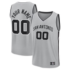 Edoa SA.Spurs Fanatics Silver Fastbreak Custom Jerseys - Statement Edition