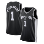 Edoa SA.Spurs #1 Victor Wembanyama Fanatics Black Fast Break Replica Player Jerseys - Icon Edition