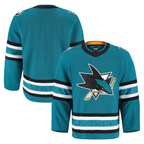 Gdoa S.Jose Sharks Teal Home Authentic Pro Jerseys
