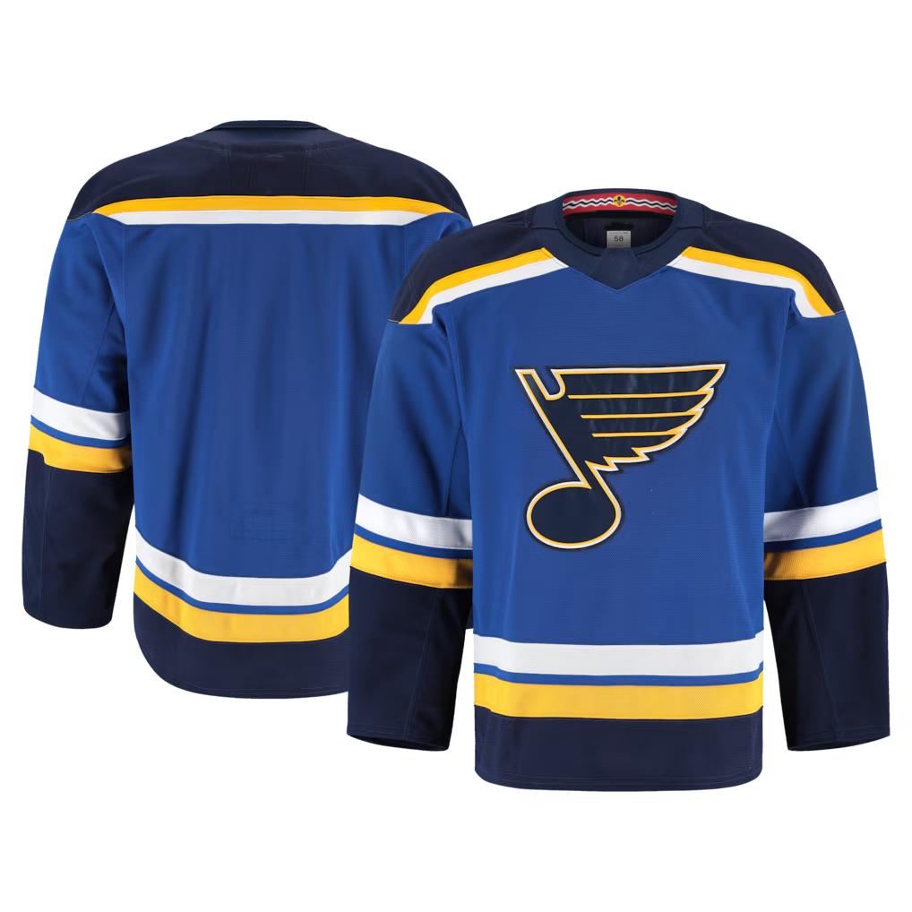 Gdoa St.L.Blues Blue Alternate Authentic Pro Jerseys