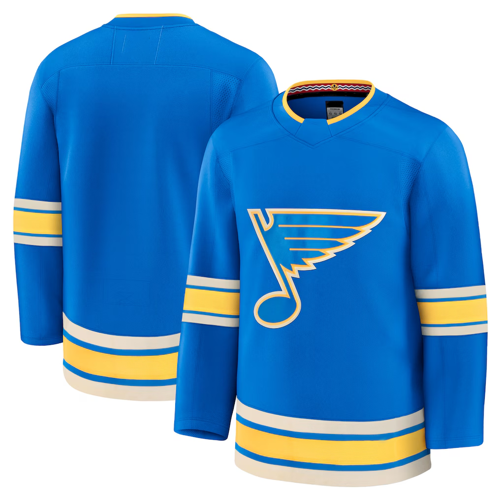 Gdoa St.L.Blues Blue Alternate Premium Jerseys