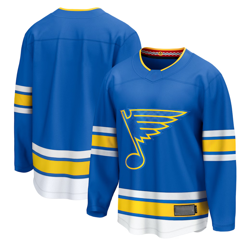 Gdoa St.L.Blues Blue Home Breakaway Jerseys