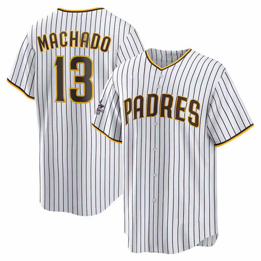 San Diego Padres #13 Manny Machado 2025 MLB All-Star Game Home Replica Player Jersey - White Stitched Baseball Jersey