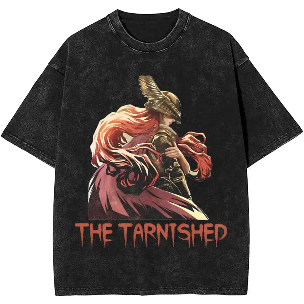 Cheap T-shirt Jerseys Malenia Blade Of Miquella Washed New Arrival Mens Clothes Tee Shirt Homme Graphic T-Shirts Men Tshirt for Men Ropa Hombre 62924