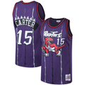 Edoa T.Raptors #15 Vince Carter Mitchell & Ness Purple 199899 Big & Tall Hardwood Classics Swingman Jerseys