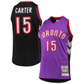 Edoa T.Raptors #15 Vince Carter Mitchell & Ness Purple 19992000 Hardwood Classics Authentic Jerseys