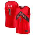 Edoa T.Raptors #1 Gradey Dick Red Fast Break Player Jerseys - Icon Edition