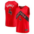 Edoa T.Raptors #4 Scottie Barnes Red Fast Break Replica Jerseys - Icon Edition