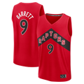 Edoa T.Raptors #9 RJ Barrett Red Fast Break Jerseys - Icon Edition