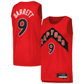 Edoa T.Raptors #9 RJ Barrett Red Swingman Player Jerseys - Icon Edition