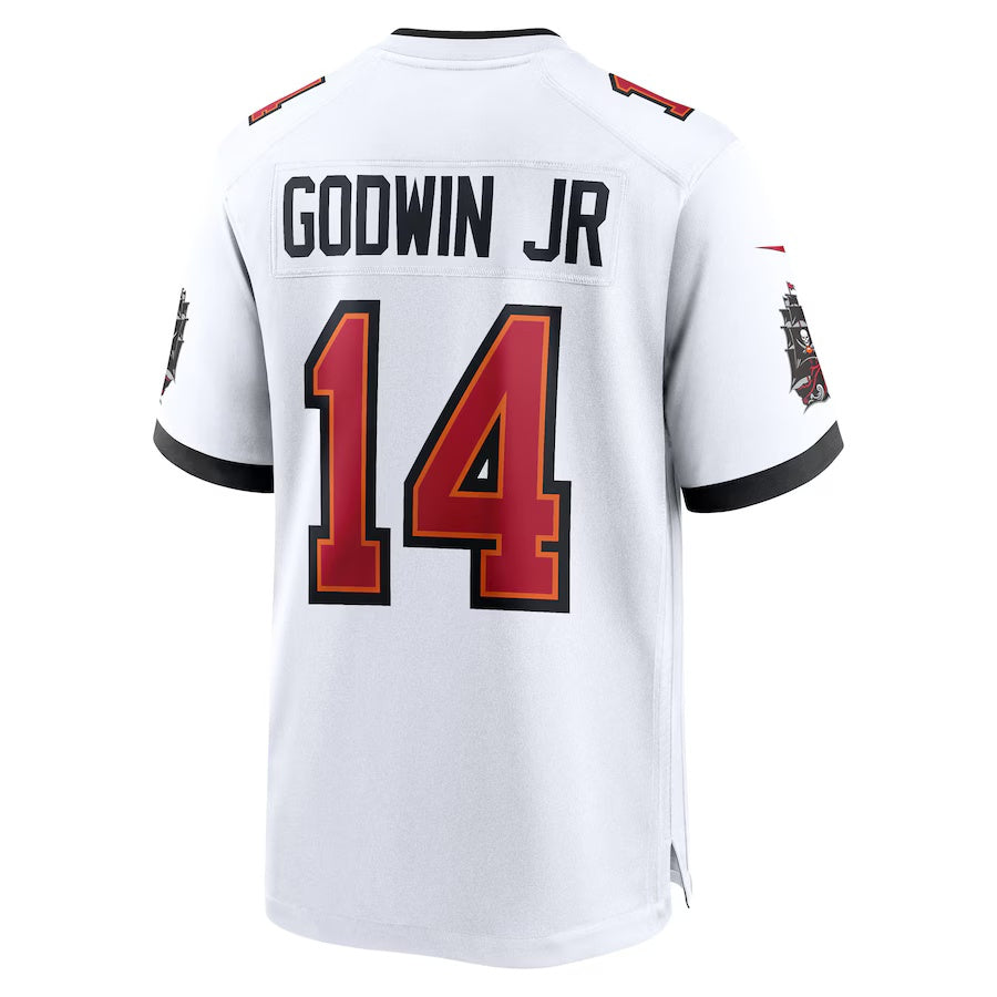 TB.Buccaneers #14 Chris Godwin Jr. White 50th Anniversary Game Stitched American Football Jerseys
