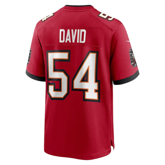 TB.Buccaneers #54 Lavonte David Red 50th Anniversary Game Stitched American Football Jerseys
