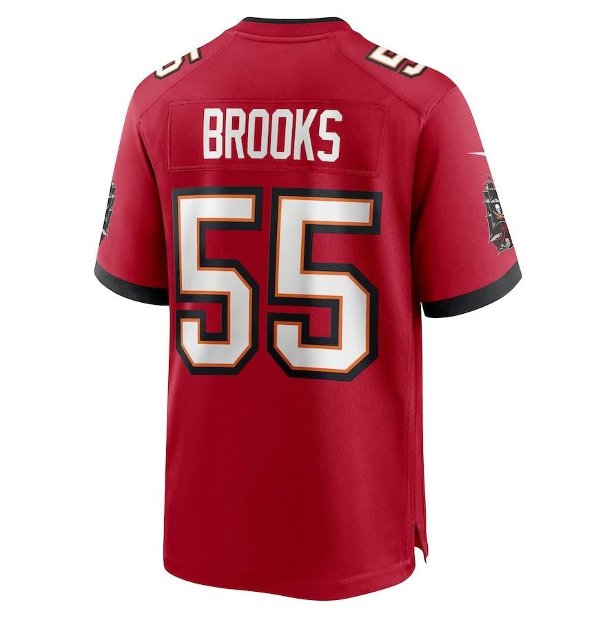 TB.Buccaneers #55 Derrick Brooks Red 50th Anniversary Game Stitched American Football Jerseys