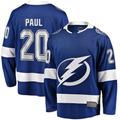 Gdoa TB.Lightning #20 Nicholas Paul Blue Home Breakaway Player Jerseys
