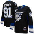 Gdoa TB.Lightning #91 Steven Stamkos Mitchell & Ness Black 2008?09 Power Play Jerseys