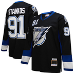 Gdoa TB.Lightning #91 Steven Stamkos Mitchell & Ness Black 2008?09 Power Play Jerseys