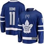 Gdoa T.Maple Leafs #11 Max Domi Blue Home Breakaway Jerseys