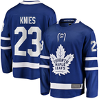 Gdoa T.Maple Leafs #23 Matthew Knies Blue Home Premier Breakaway Player Jerseys