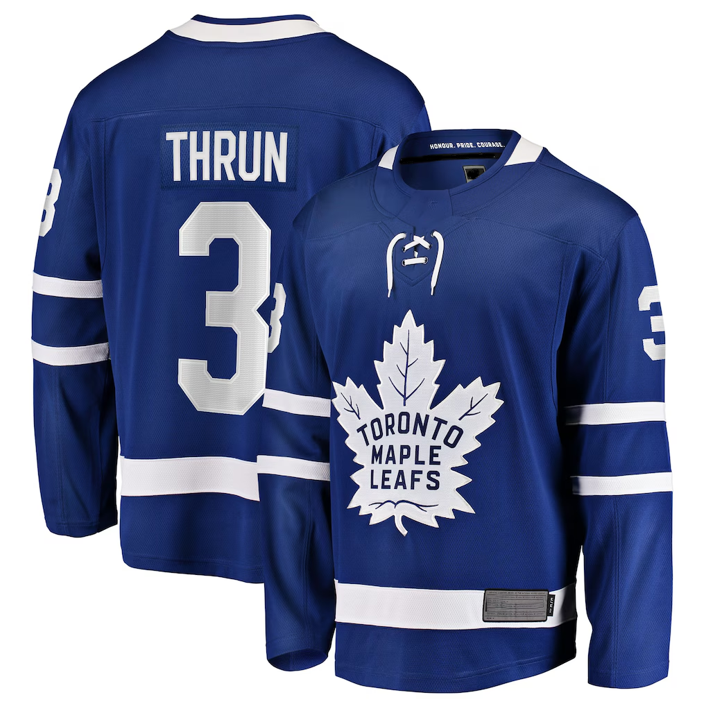 Gdoa T.Maple Leafs #3 Henry Thrun Blue Home Breakaway Jerseys