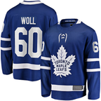 Gdoa T.Maple Leafs #60 Joseph Woll Blue Home Premier Breakaway Player Jerseys