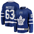 Gdoa T.Maple Leafs #63 Matias Maccelli Blue Home Breakaway Jerseys
