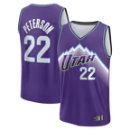 Edoa U.Jazz #22 Darryn Peterson Fanatics Purple 2026 Draft First Round Pick Fast Break Jerseys - Icon Edition