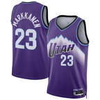 Edoa U.Jazz #23 Lauri Markkanen Purple Swingman Jerseys - Icon Edition