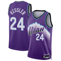 Edoa U.Jazz #24 Walker Kessler Purple Swingman Jerseys- Icon Edition