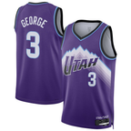 Edoa U.Jazz #3 Keyonte George Purple Swingman Jerseys - Icon Edition