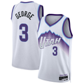 Edoa U.Jazz #3 Keyonte George White Swingman Jerseys - Association Edition