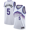 Edoa U.Jazz #5 Cody Williams White Swingman Jerseys - Association Edition