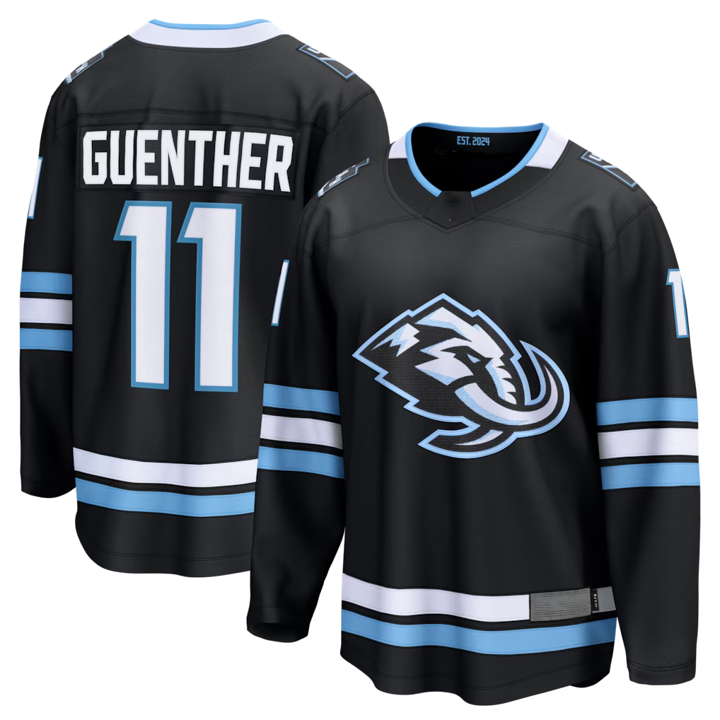 Gdoa U.Mammoth #11 Dylan Guenther Black Home Breakaway Player Jerseys