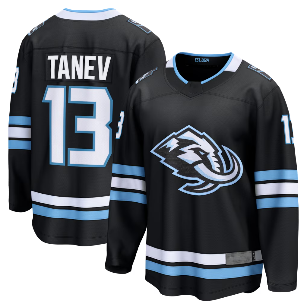 Gdoa U.Mammoth #13 Brandon Tanev Black Home Breakaway Player Jerseys