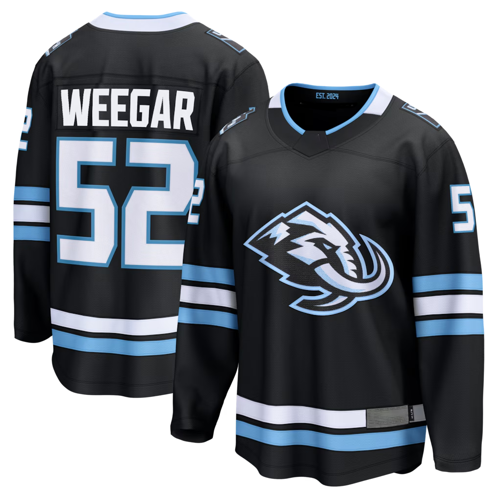 Gdoa U.Mammoth #52 MacKenzie Weegar Black Home Breakaway Jerseys