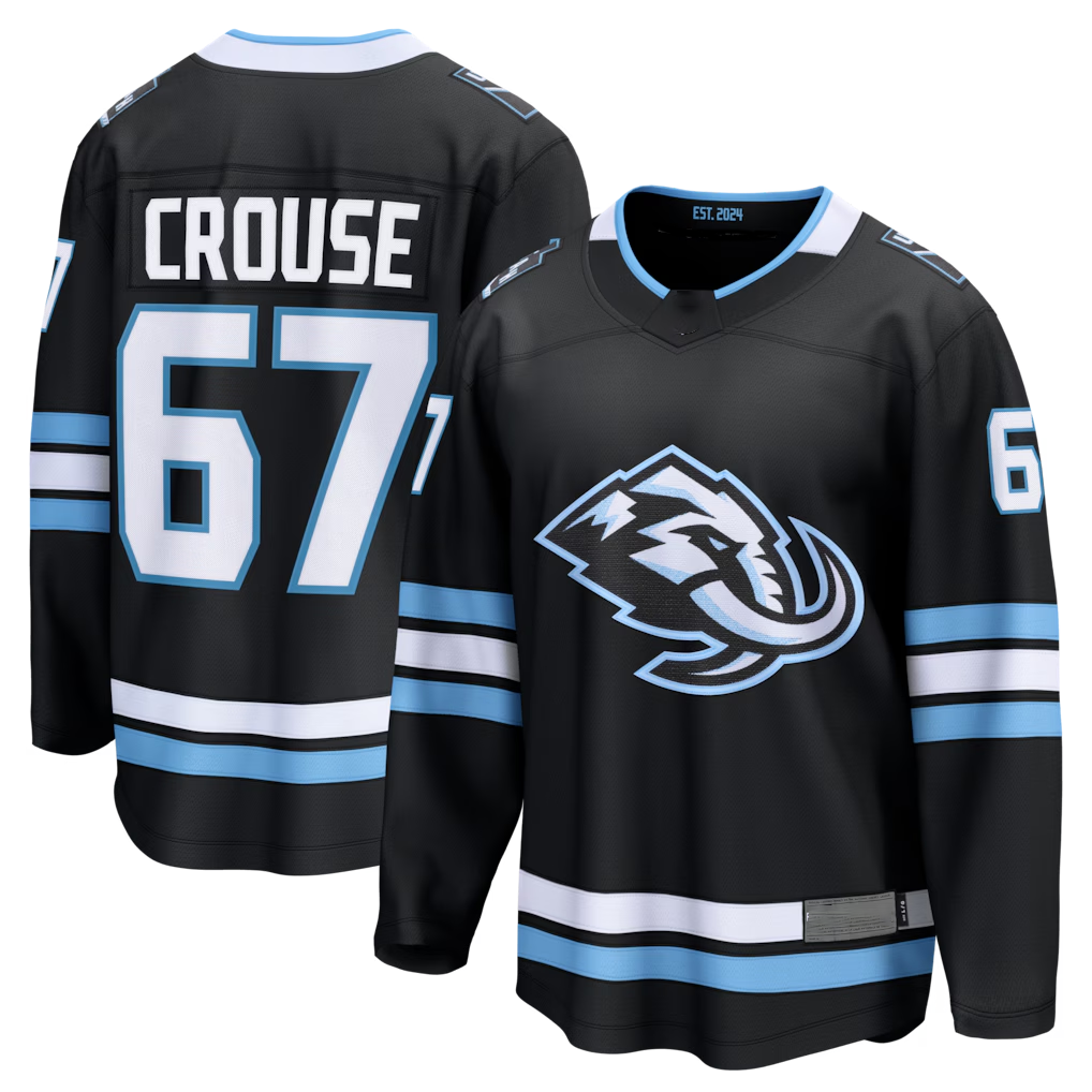 Gdoa U.Mammoth #67 Lawson Crouse Black Home Breakaway Player Jerseys