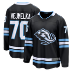 Gdoa U.Mammoth #70 Karel Vejmelka Black Home Breakaway Jerseys