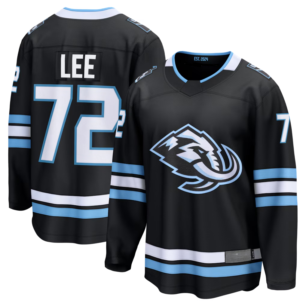 Gdoa U.Mammoth #72 Anders Lee Black Home Breakaway Jerseys