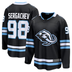 Gdoa U.Mammoth #98 Mikhail Sergachev Black Home Breakaway Player Jerseys